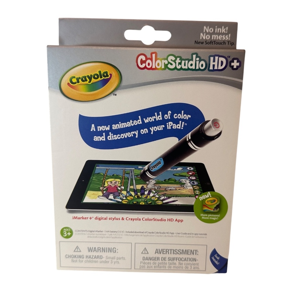 Griffin Crayola Black iMarker & Digital Stylus ColorStudio HD+ (RE30002)